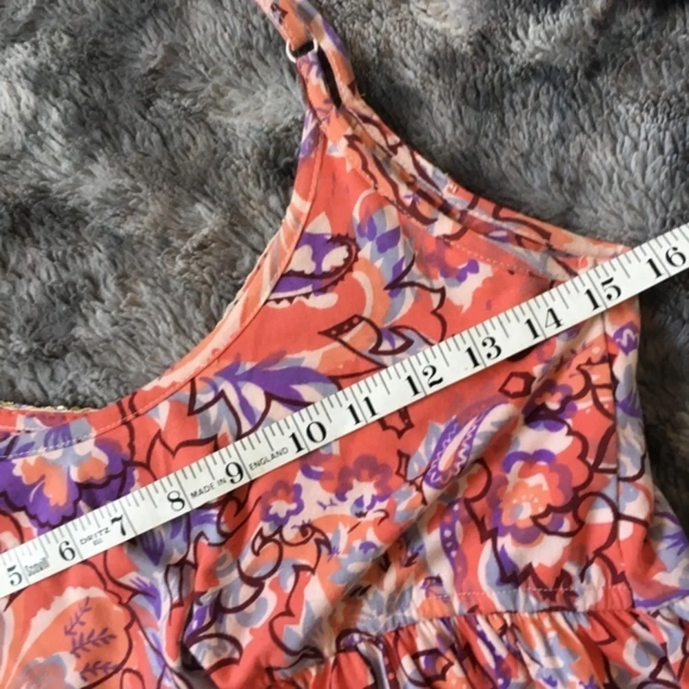 Free People Lilian Floral Embellished Tank Dress